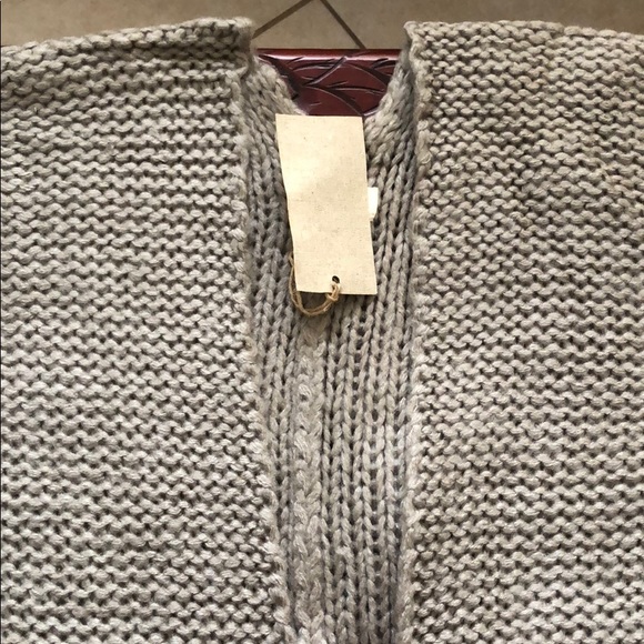 TAUPE CARDIGAN SWEATER - Picture 5 of 9